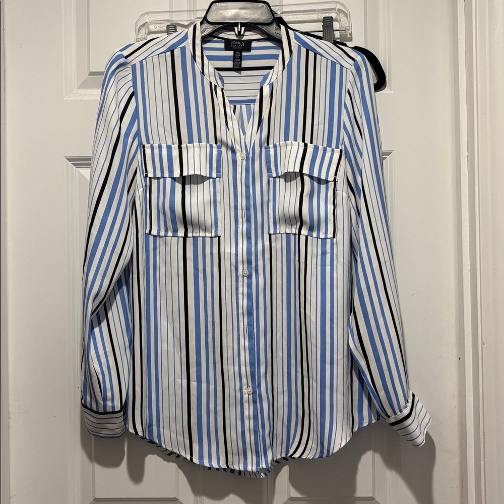 Jones New York Striped Blouse